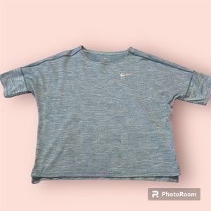 Blue Nike Dri Fit Athletic Tee